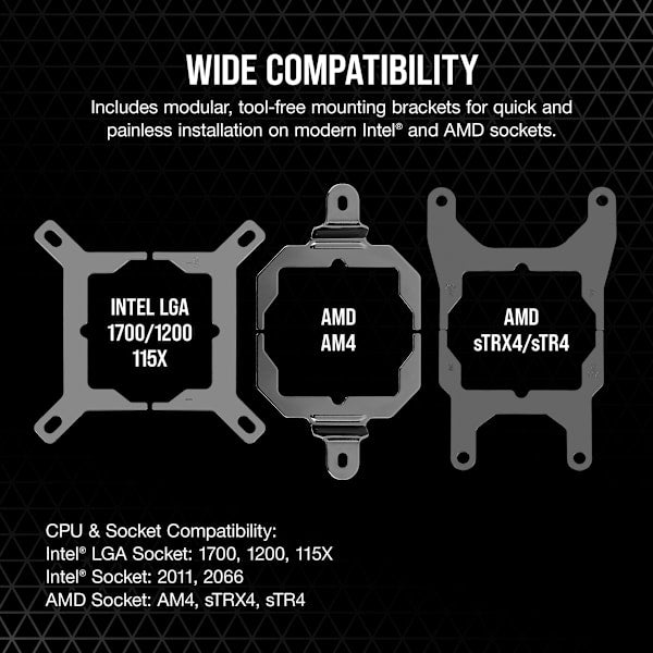 iCUE H170i ELITE LCD Display Liquid CPU Cooler (Certified Refurbished)