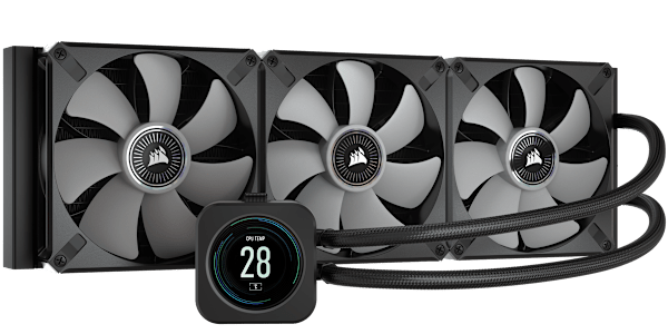 iCUE H170i ELITE LCD Display Liquid CPU Cooler (Certified Refurbished)