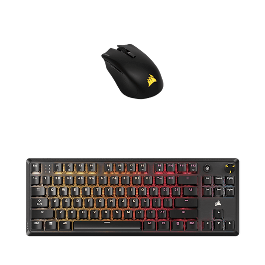 K70 Core TKL Keyboard and Harpoon Mouse - Wireless RGB Bundle (Revival Series)