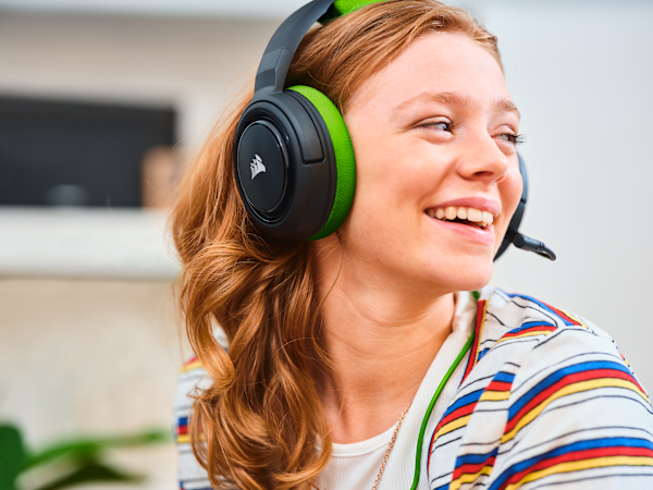 HS35 Stereo Gaming Headset — Green