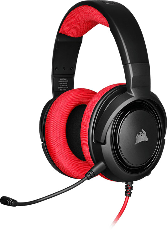 HS35 Stereo Gaming Headset — Red