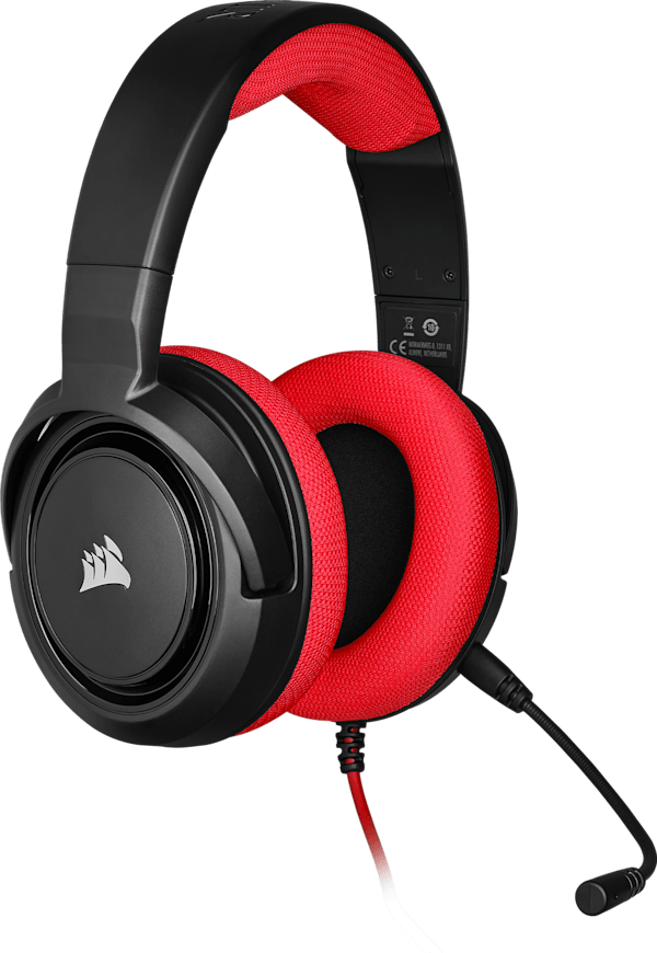 HS35 Stereo Gaming Headset — Red