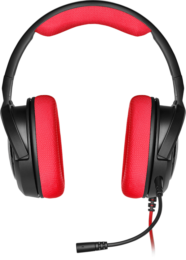 HS35 Stereo Gaming Headset — Red