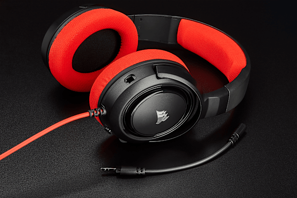 HS35 Stereo Gaming Headset — Red
