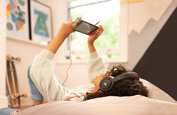 HS35 Stereo Gaming Headset — Red