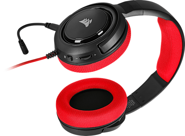 HS35 Stereo Gaming Headset — Red