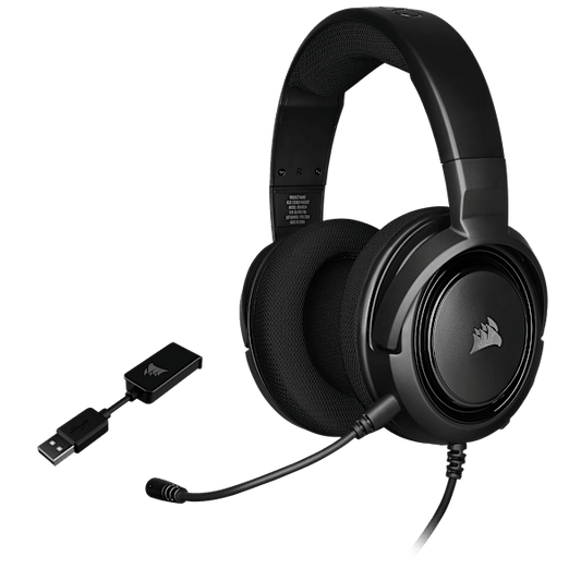 HS45 SURROUND Gaming Headset — Carbon