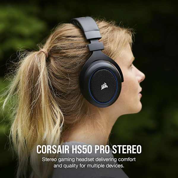 HS50 PRO STEREO Gaming Headset — Blue
