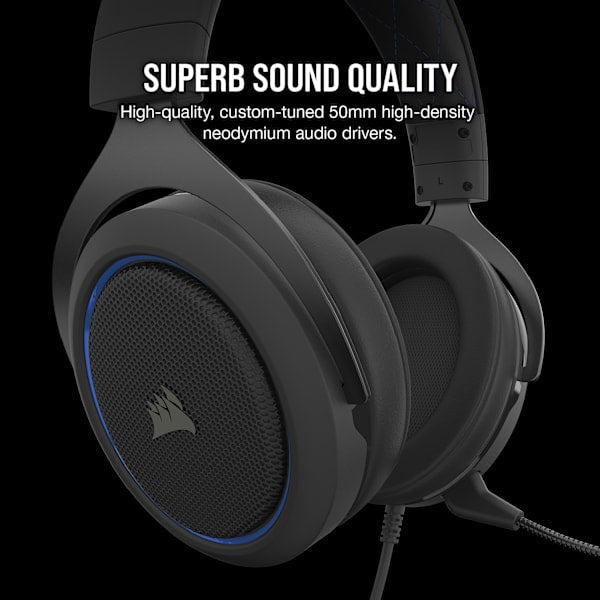 HS50 PRO STEREO Gaming Headset — Blue
