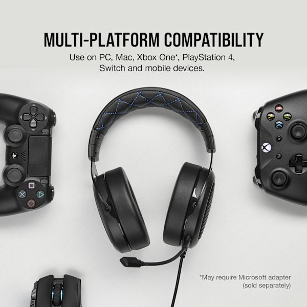 HS50 PRO STEREO Gaming Headset — Blue