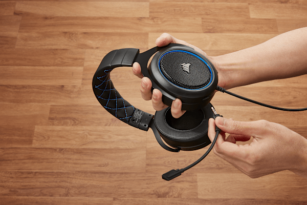 HS50 PRO STEREO Gaming Headset — Blue