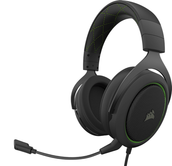 HS50 PRO STEREO Gaming Headset — Green