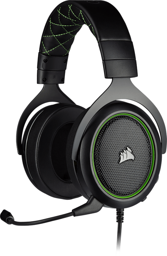 HS50 PRO STEREO Gaming Headset — Green