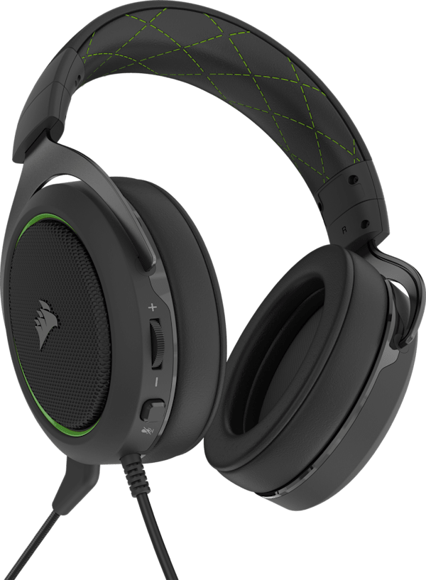 HS50 PRO STEREO Gaming Headset — Green