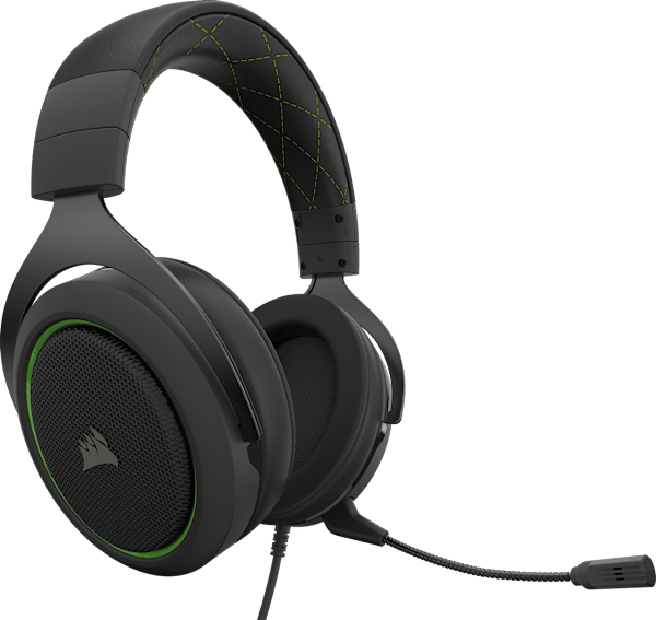 HS50 PRO STEREO Gaming Headset — Green