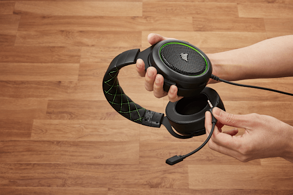 HS50 PRO STEREO Gaming Headset — Green