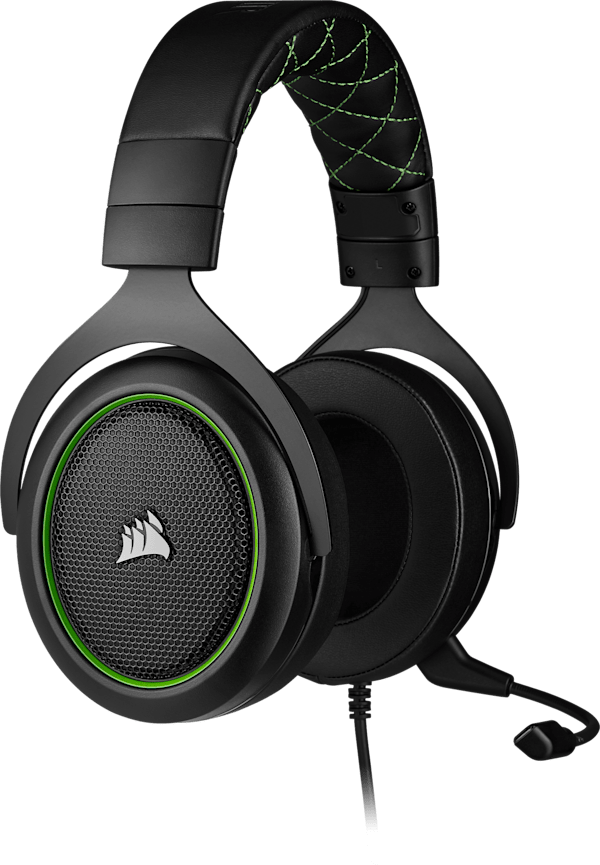 HS50 PRO STEREO Gaming Headset — Green