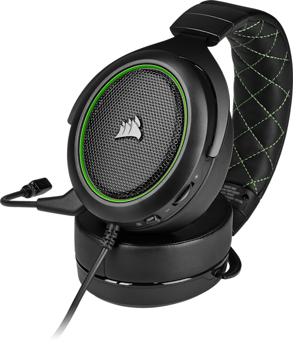 HS50 PRO STEREO Gaming Headset — Green