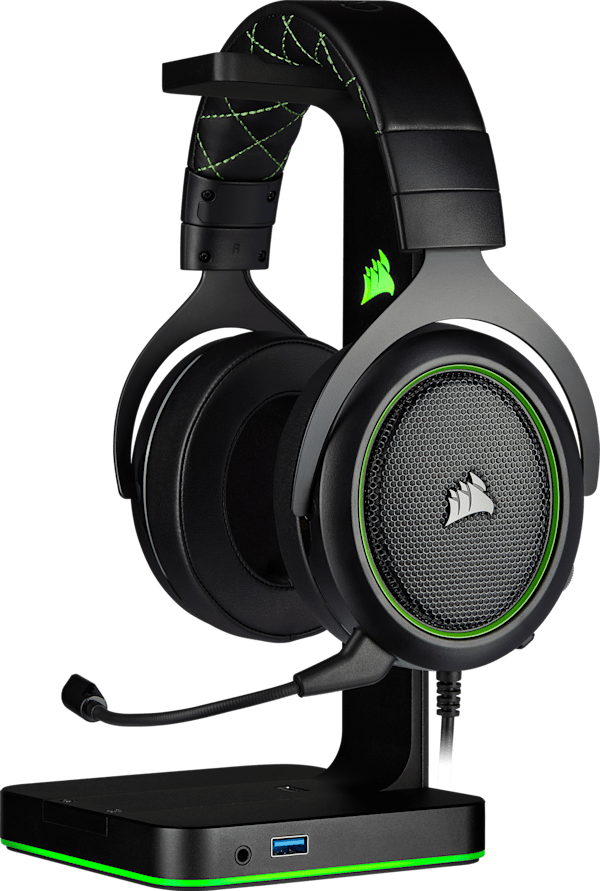 HS50 PRO STEREO Gaming Headset — Green