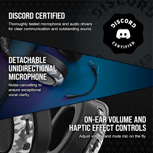 HS60 HAPTIC Stereo Gaming Headset with Haptic Bass (Refurbished)