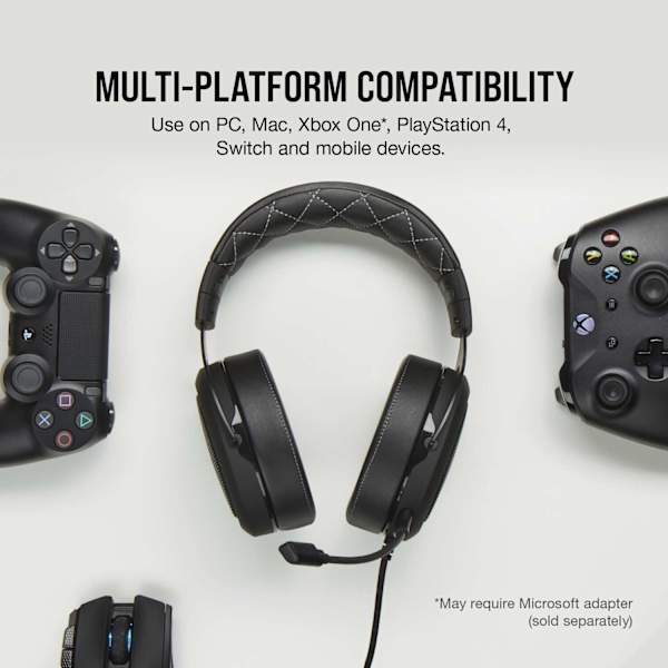 HS60 PRO SURROUND Gaming Headset — Carbon (Refurbished)