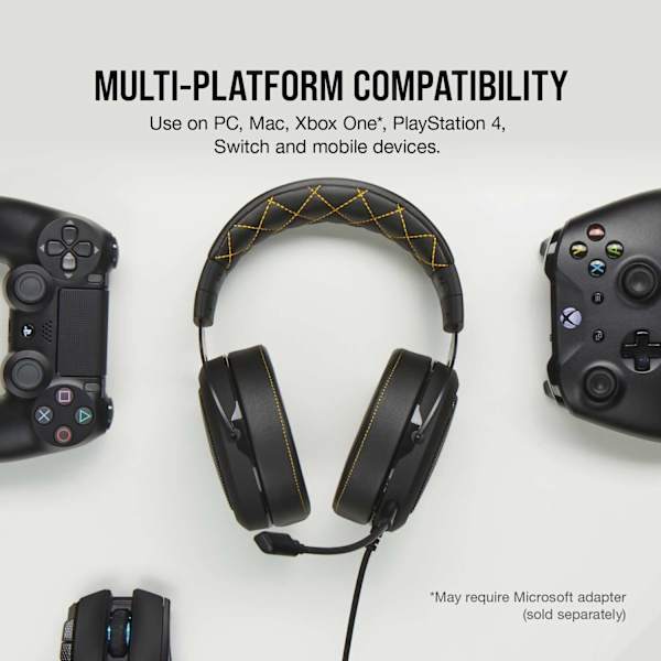 HS60 PRO SURROUND Gaming Headset — Yellow