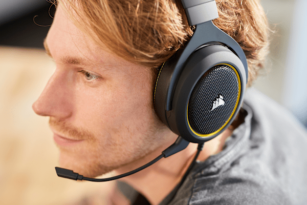 HS60 PRO SURROUND Gaming Headset — Yellow