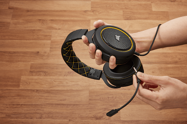 HS60 PRO SURROUND Gaming Headset — Yellow