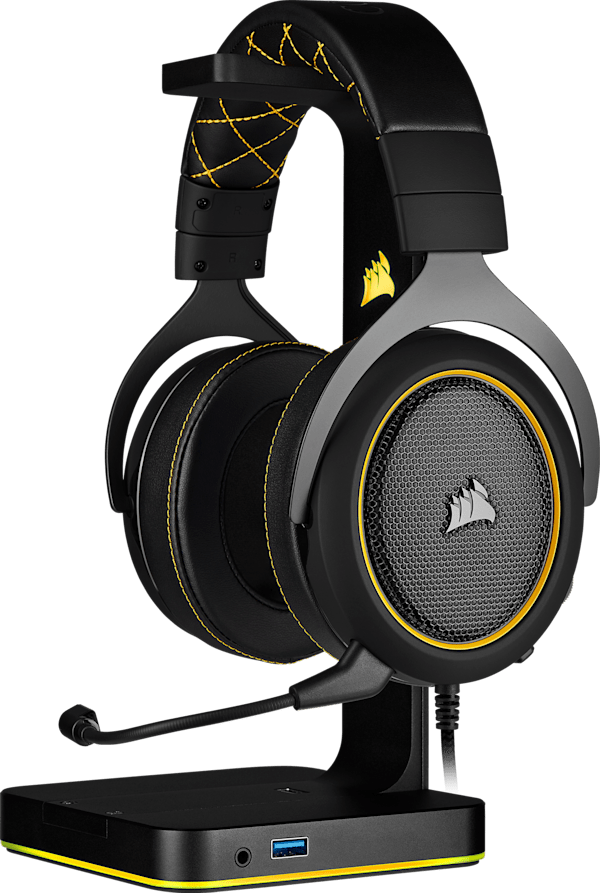 HS60 PRO SURROUND Gaming Headset — Yellow