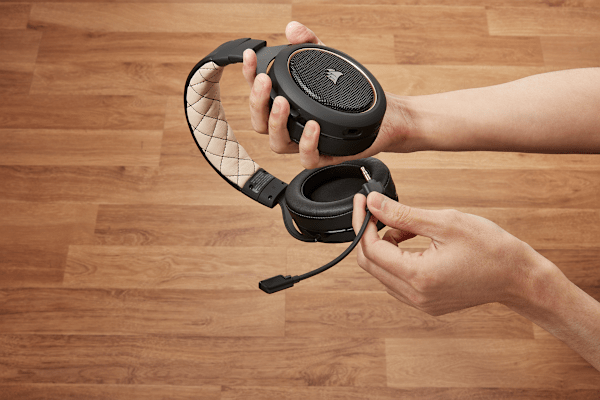 HS70 PRO WIRELESS Gaming Headset — Cream, Refurbished