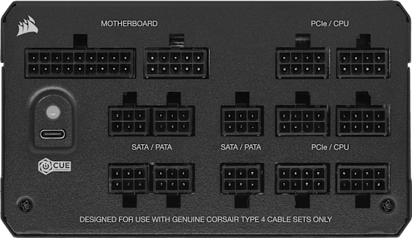 HXi Series™ HX1000i Fully Modular Ultra-Low Noise Platinum ATX 1000 Watt PC Power Supply (Refurbished)