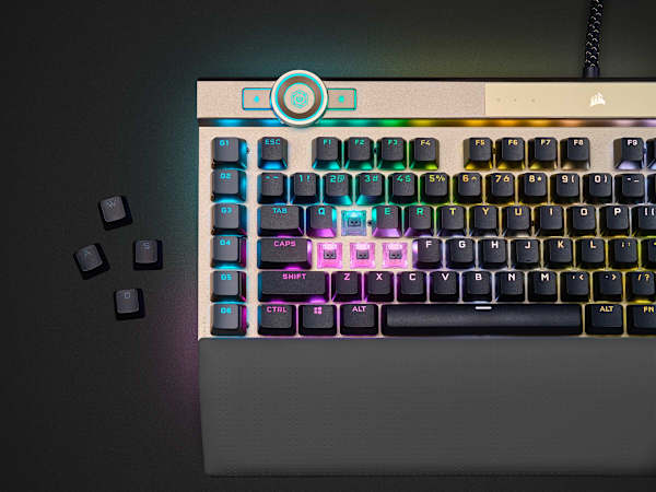 K100 RGB Optical-Mechanical Gaming Keyboard - Midnight Gold (Refurbished)