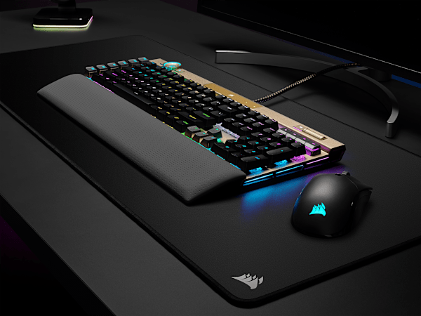 K100 RGB Optical-Mechanical Gaming Keyboard - Midnight Gold (Refurbished)