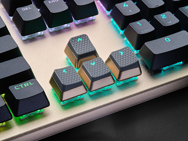 K100 RGB Optical-Mechanical Gaming Keyboard - Midnight Gold (Refurbished)