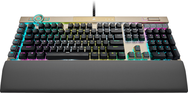 K100 RGB Optical-Mechanical Gaming Keyboard - Midnight Gold (Refurbished)