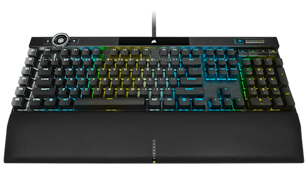 K100 RGB Mechanical Gaming Keyboard — CHERRY® MX Speed — Black (Refurbished)