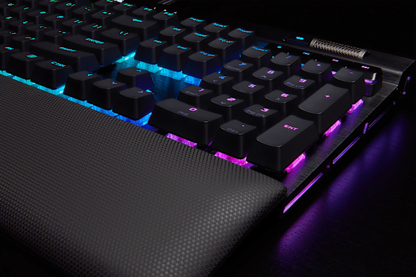 K100 RGB Mechanical Gaming Keyboard — CHERRY® MX Speed — Black (Refurbished)