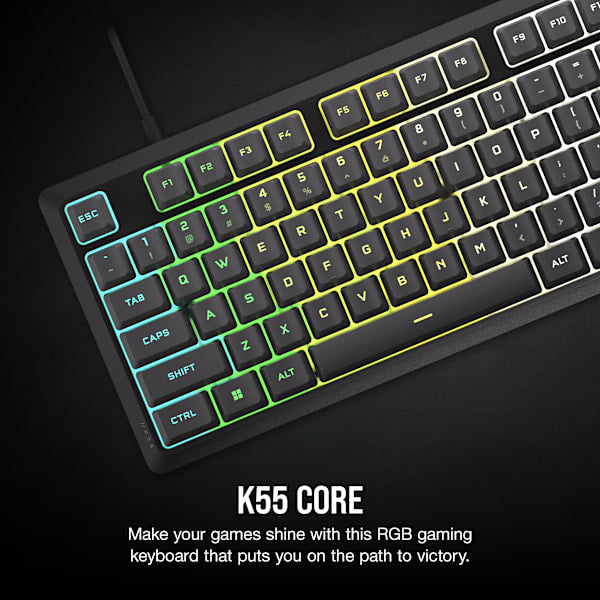 K55 CORE RGB Gaming Keyboard — Gray (Revival Series)