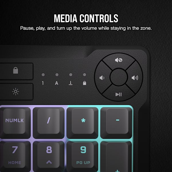 K55 CORE RGB Gaming Keyboard — Gray (Revival Series)