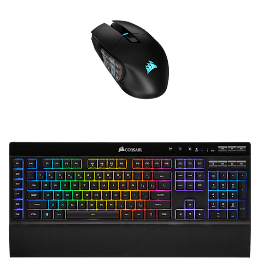 Corsair Wireless MMO Gaming Bundle - K57 Keyboard and Scimitar Elite Mouse