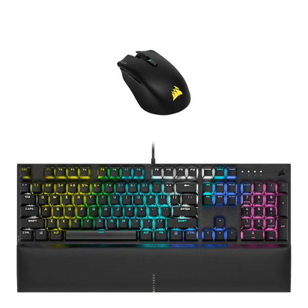 K60 Gaming Keyboard and Harpoon Wireless Gaming Mouse Bundle