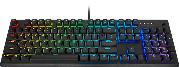 K60 RGB PRO Low Profile Mechanical Gaming Keyboard — CHERRY® MX Low Profile Speed (Revival Series)