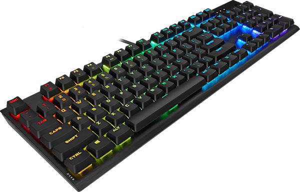 K60 RGB PRO Low Profile Mechanical Gaming Keyboard — CHERRY® MX Low Profile Speed (Revival Series)