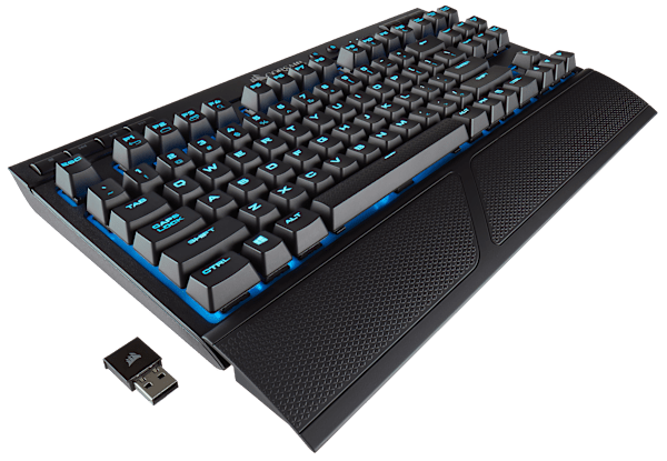 K63 Wireless Special Edition Mechanical Gaming Keyboard — Ice Blue LED — CHERRY® MX Red (Refurbished)