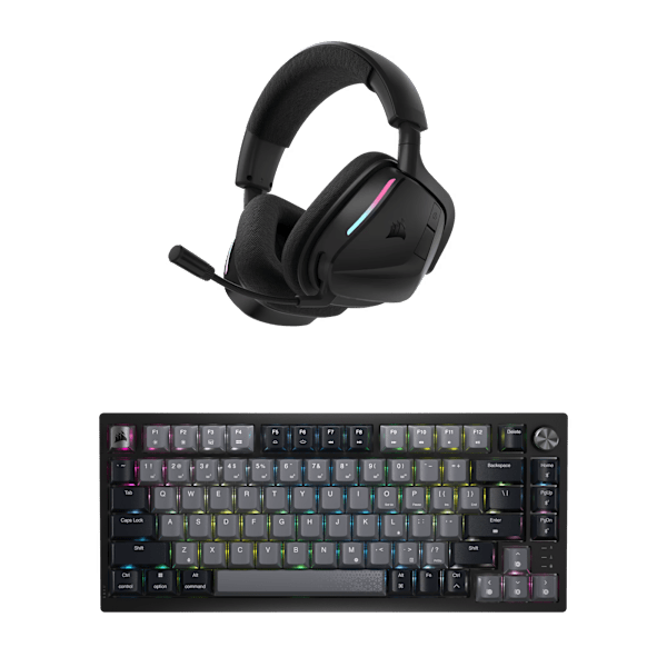 K65 Plus Wireless Keyboard and Void Wireless v2 Gaming Bundle (Revival Series)