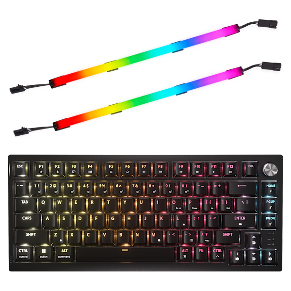 K65 Plus Wireless Tactile Keyboard and iCUE LS100 Smart Lighting Strips Bundle