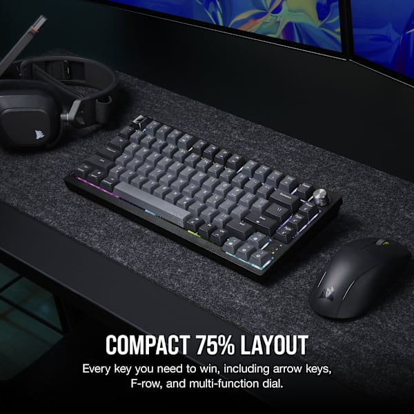 K65 PLUS WIRELESS 75% RGB Mechanical Gaming Keyboard (Revival Series)