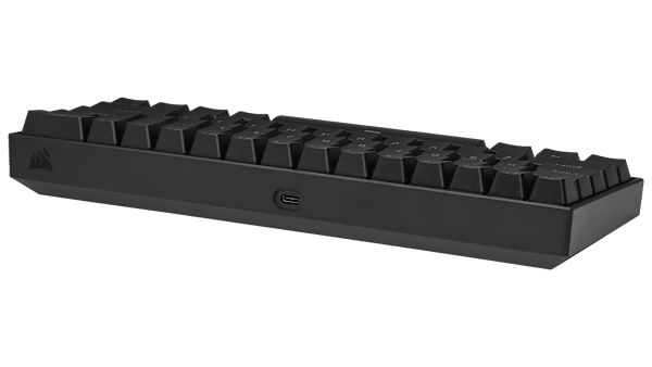 K65 RGB MINI 60% Mechanical Gaming Keyboard — CHERRY MX SILENT — Black (Refurbished)