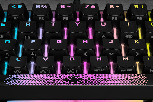 K65 RGB MINI 60% Mechanical Gaming Keyboard — CHERRY MX SILENT — Black (Refurbished)