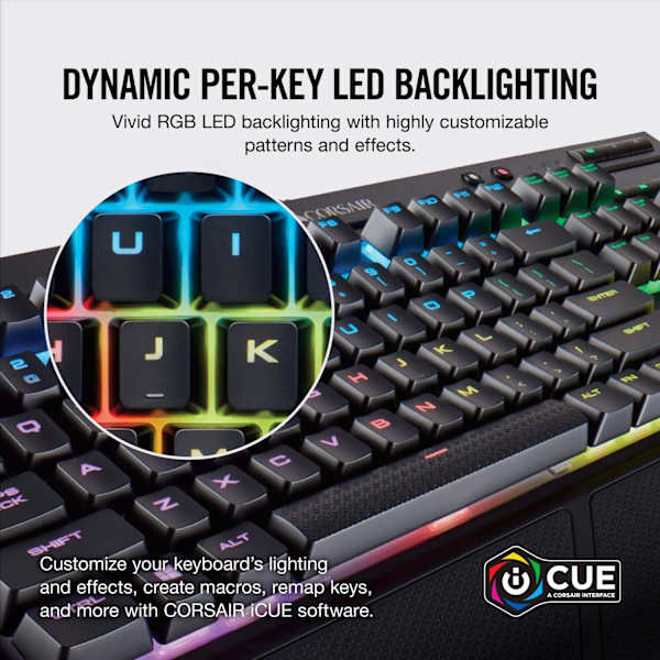 K68 RGB Mechanical Gaming Keyboard — CHERRY® MX Red (Refurbished)